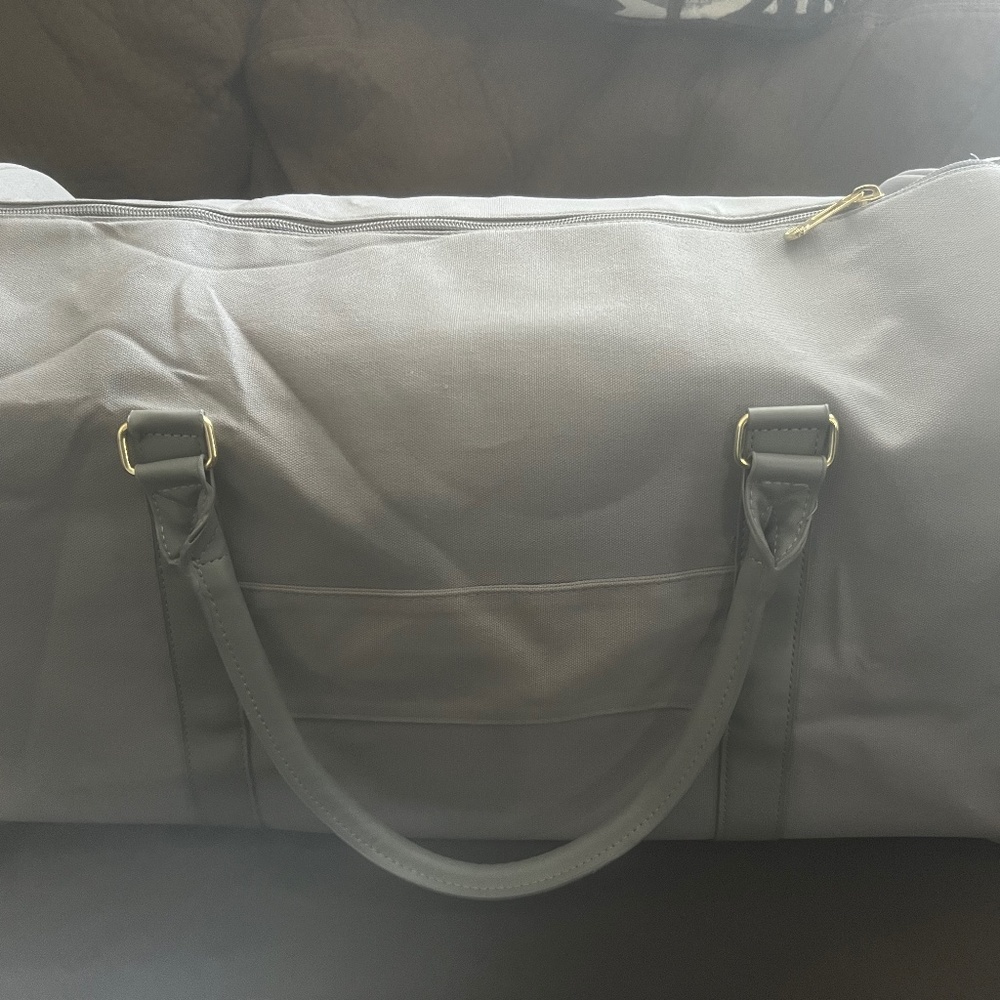 Protege 22 Inch Weekender Duffel Bag, Silver Gray